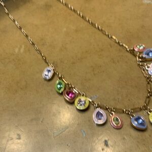 Multicolor Charm Drop Necklace - Women Jewelry